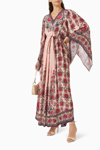 Banera Kaftan in Bemberg Crepe