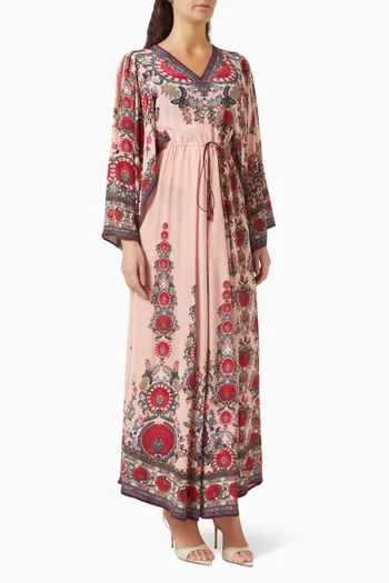 Banera Kaftan in Bemberg Crepe
