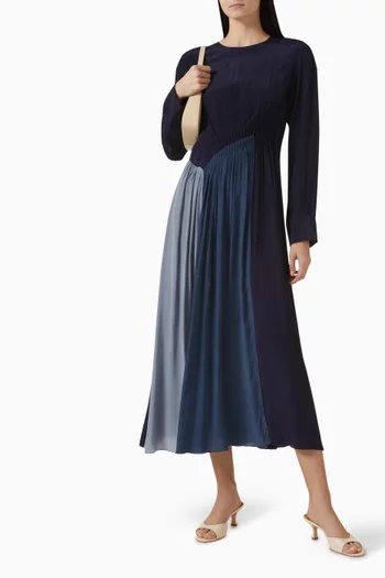 Iris Dress in Silk-crepe