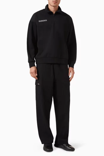 DNA Half-zip Sweatshirt in Double Jersey