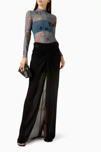 Antipode Tattoo Top in Mesh