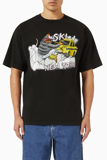 Ski NYC T-shirt in Cotton