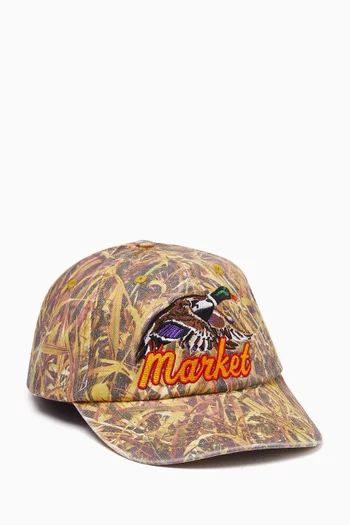 Duck Pond 6-panel Hat in Canvas