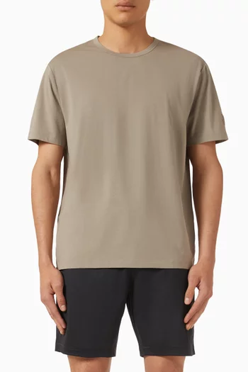 Feather Branded T-shirt in Stretch Knit
