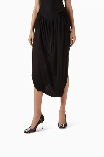 Hangisi 90 Polka-dot Pumps in Mesh & Satin