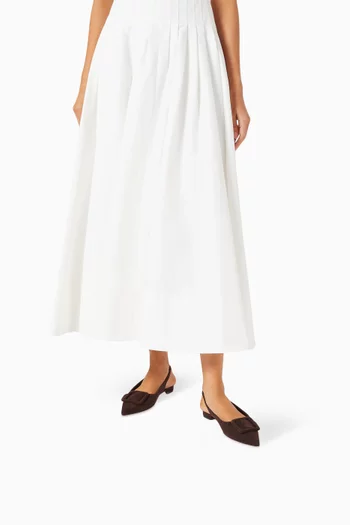 Maylura Flat Pumps in Suede