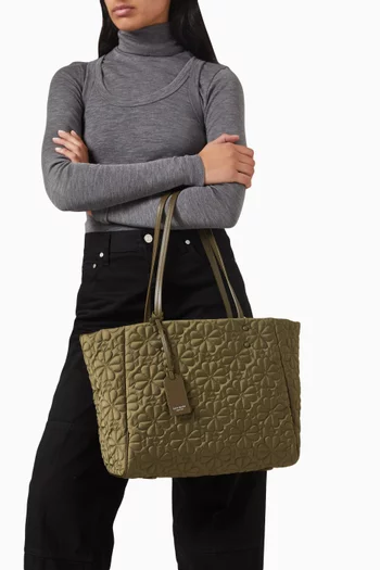 Medium Tilly Tote in Quilted Fabric