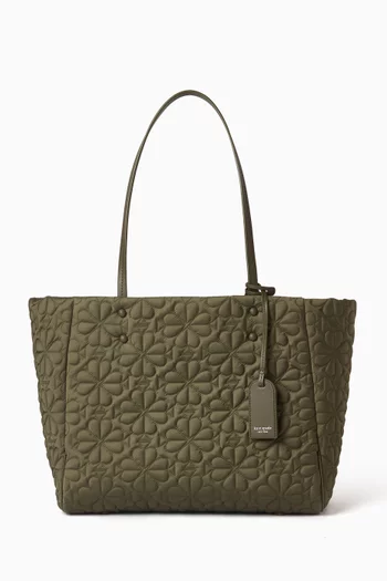 Medium Tilly Tote in Quilted Fabric