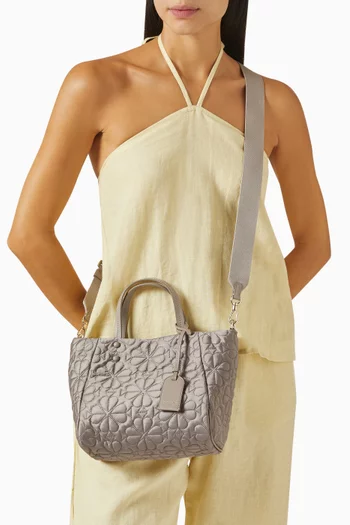 Small Tilly Tote in Quilted Fabric
