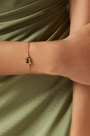 Molten Glass Solitaire Bracelet
