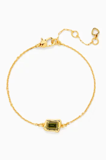 Molten Glass Solitaire Bracelet