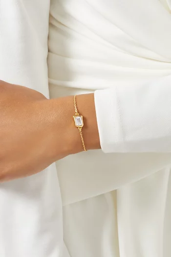 Molten Glass Solitaire Bracelet