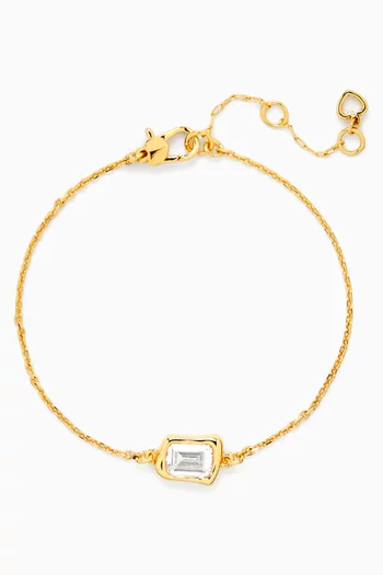 Molten Glass Solitaire Bracelet