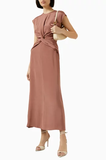 Jessa Midi Dress in Viscose