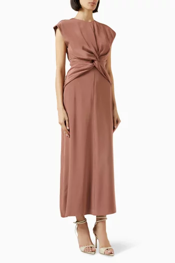 Jessa Midi Dress in Viscose