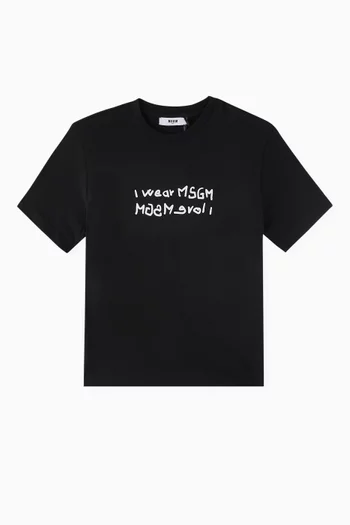 Logo T-shirt in Cotton