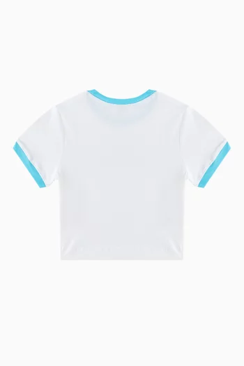 Logo Print T-shirt in Cotton Jersey