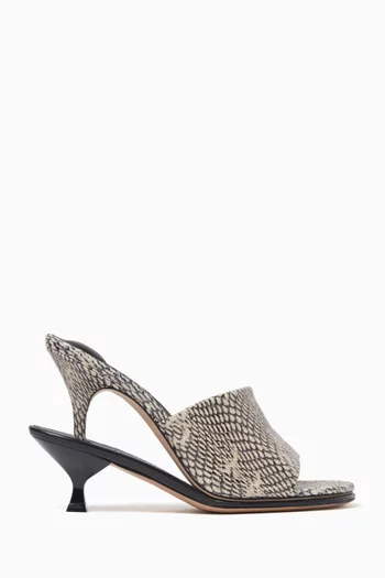 Les Doubles 110 Mules in Calf Leather