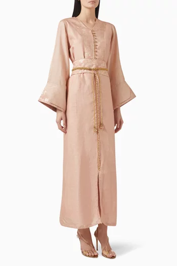 Margina Belted Jalabiya