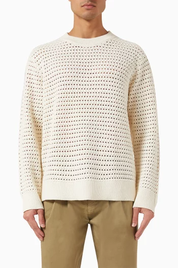 Wilde Crewneck Sweater in Cotton-blend Knit