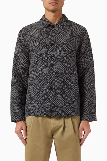 Iggy Jacket in Cotton-blend Jacquard