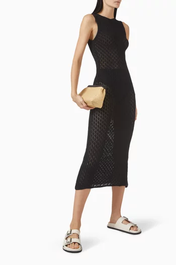 Abaco Crochet Maxi Dress in Organic Cotton