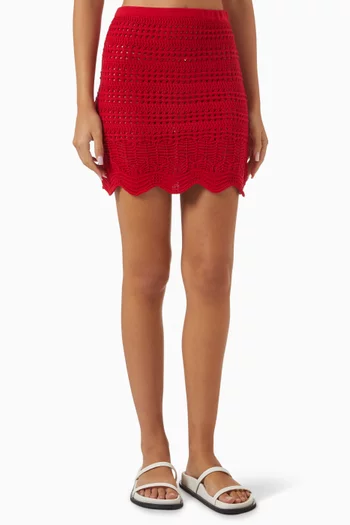Giglio Cover-up Skirt in Crochet