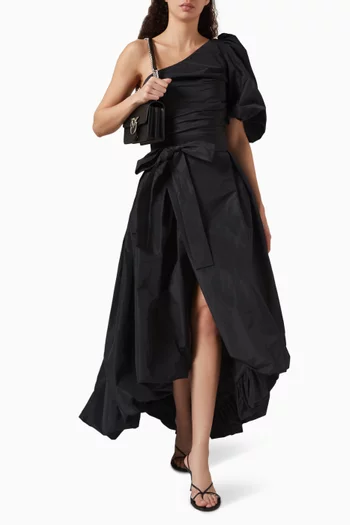 Magnanina One-shoulder Top in Taffeta