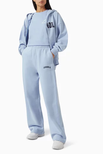 Varsity Straight-leg Sweatpants in Organic Cotton