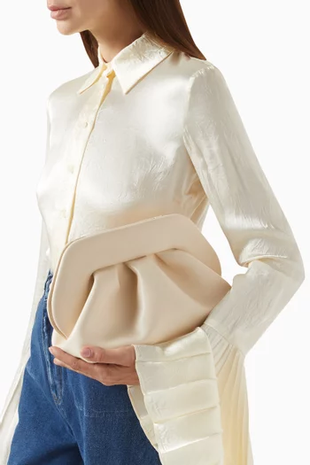 Tia Clutch Bag in Vegan Leather