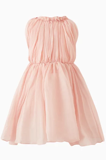 Seline Flared Dress in Mesh