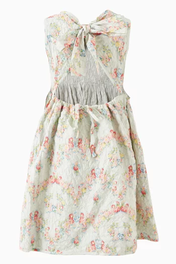 Dalia Flared Dress in Cotton