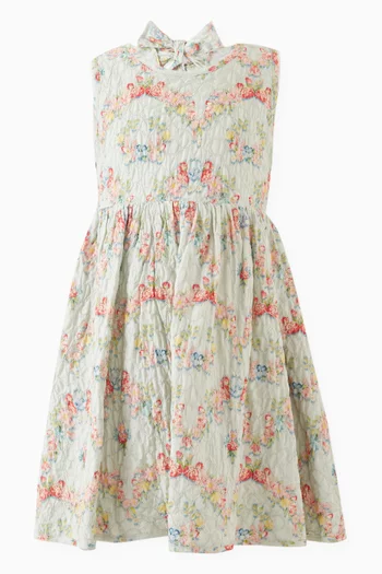 Dalia Flared Dress in Cotton