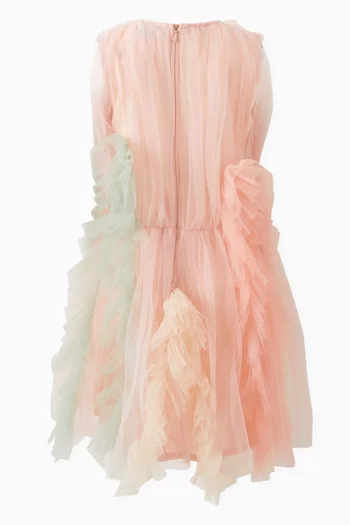 Esma Flared Dress in Mesh