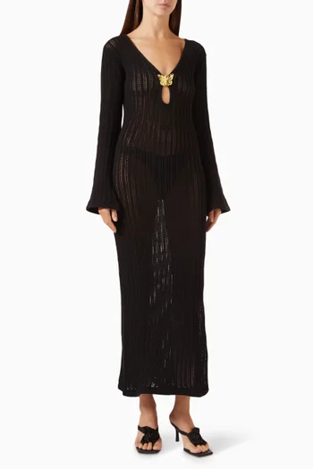 Godiva Midi Dress in Cotton