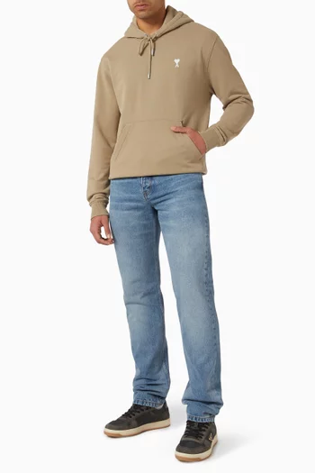 Ami de Coeur Hoodie in Loopback Organic Cotton Fleece.