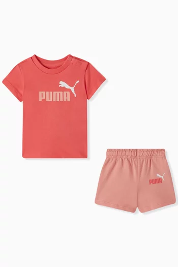 Minicats Essential T-shirt & Shorts Set in Cotton