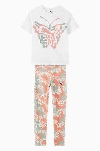 Butterfly Vibe Graphic T-shirt in Cotton
