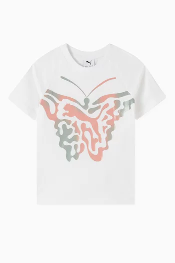 Butterfly Vibe Graphic T-shirt in Cotton