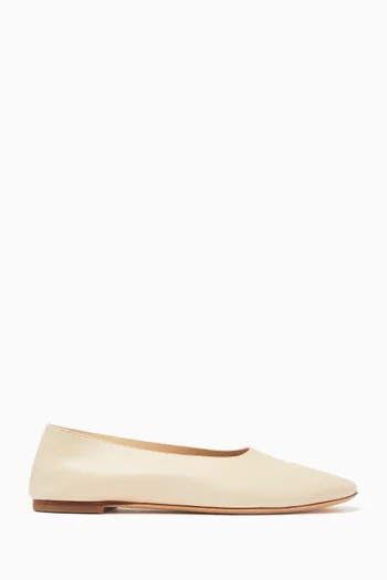 Alba Ballet Flats in Leather