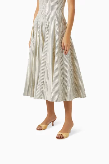 Brigitte 55 Mules in Raffia