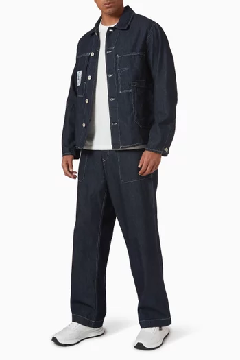 Relaxed-fit Pants in Cotton-denim
