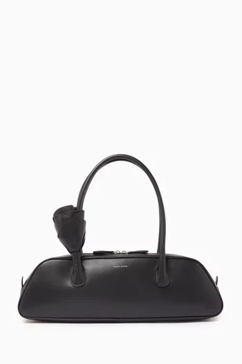 Small Brigitte Trapeze Shoulder Bag in Leather