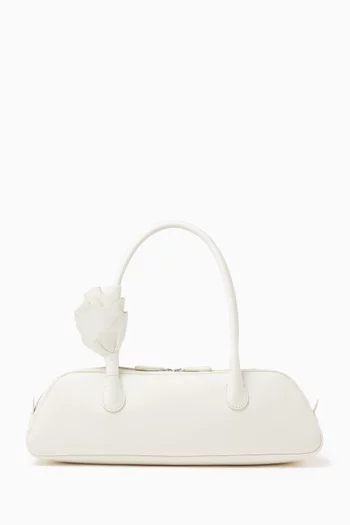 Small Brigitte Trapeze Shoulder Bag in Leather