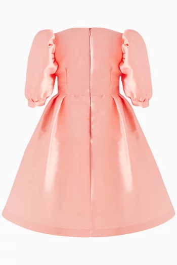 Diamanté Dress in Satin