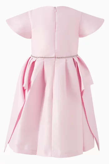 Embellished Dress in Satin