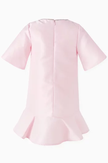 Bow Dress in Satin