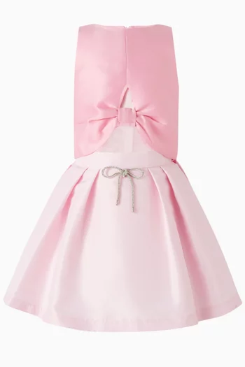 Cut-out Blouse in Satin