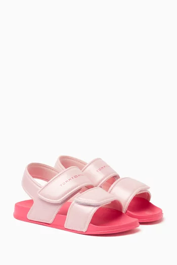 Hook And Loop Sandals