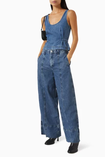 Ultra Featherweight Estelle Top in Denim